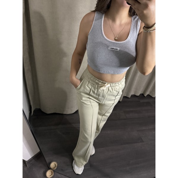 Marka Gri Fitilli Crop